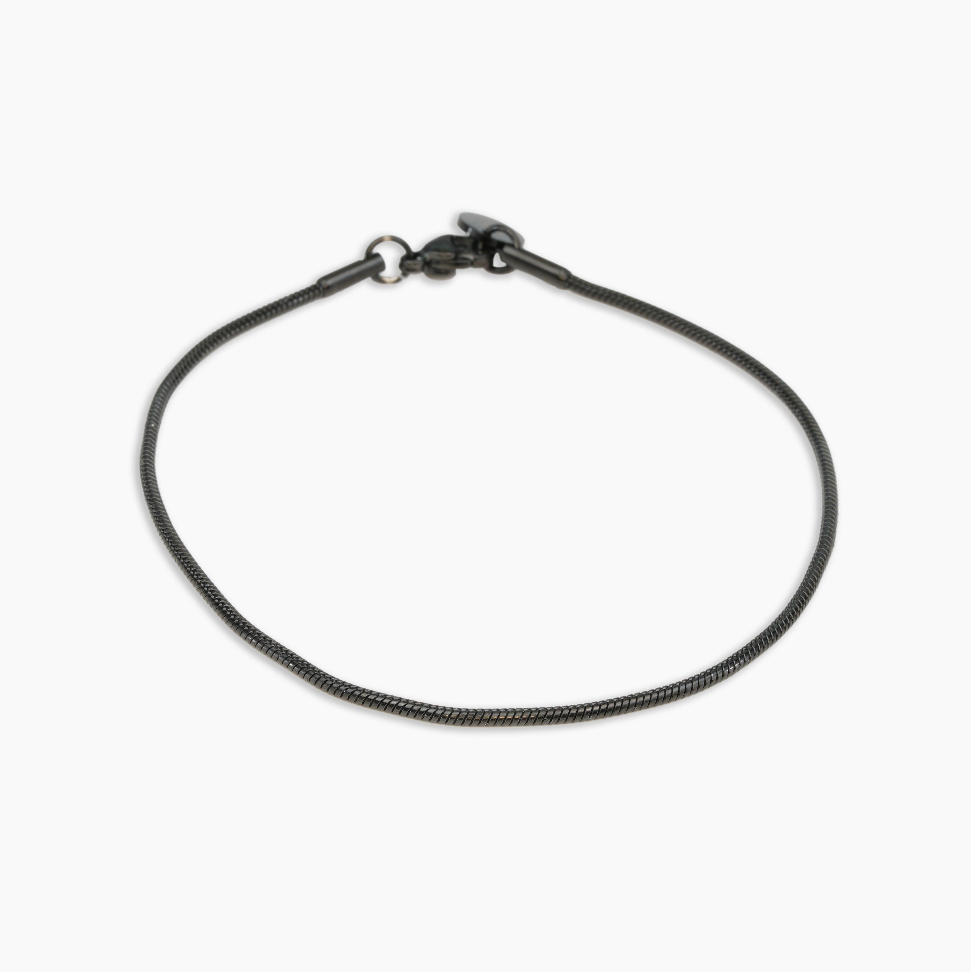 Snake Bracelet (Black) 2mm