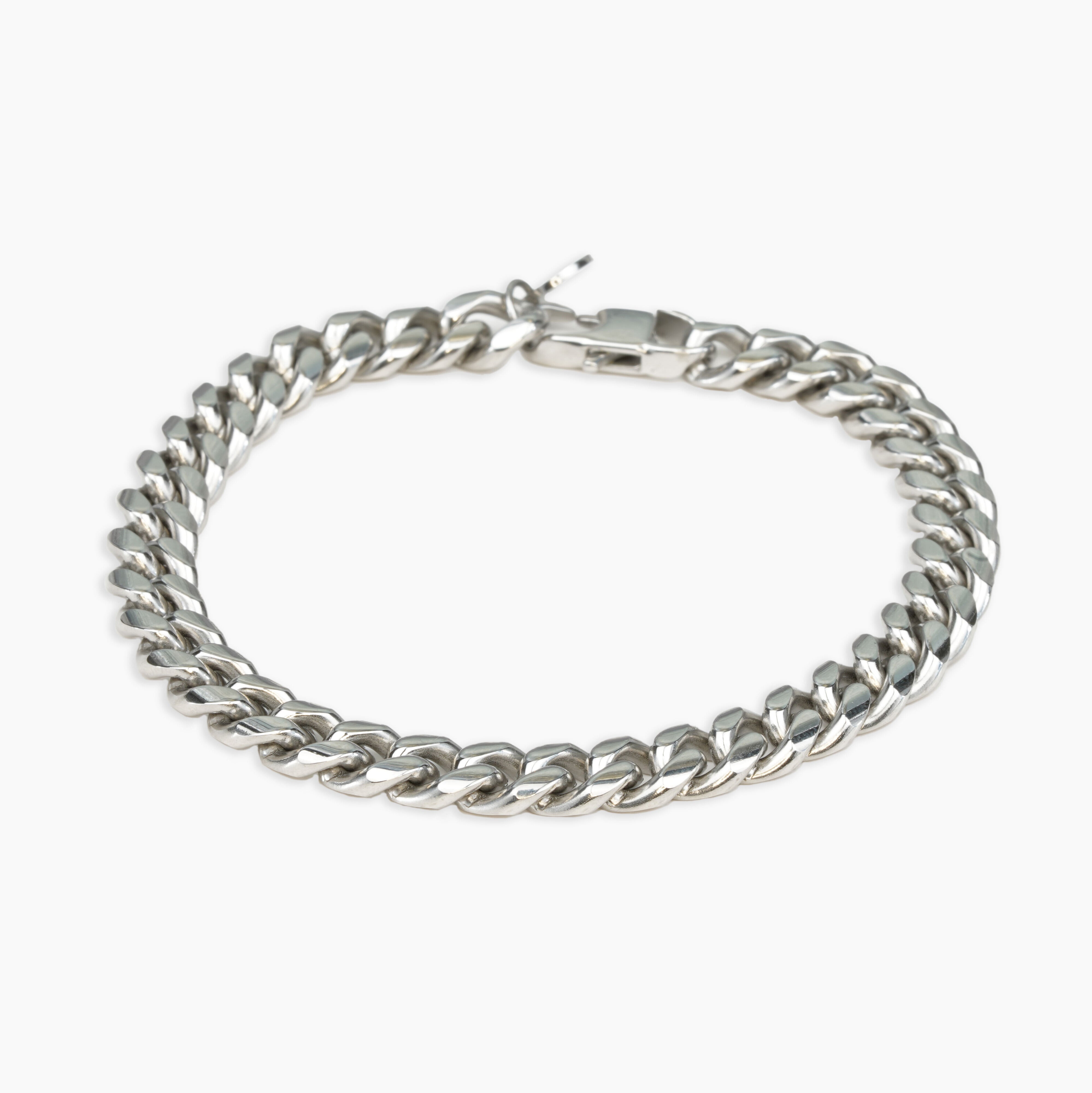 Cuban Bracelet (Silver) 8mm