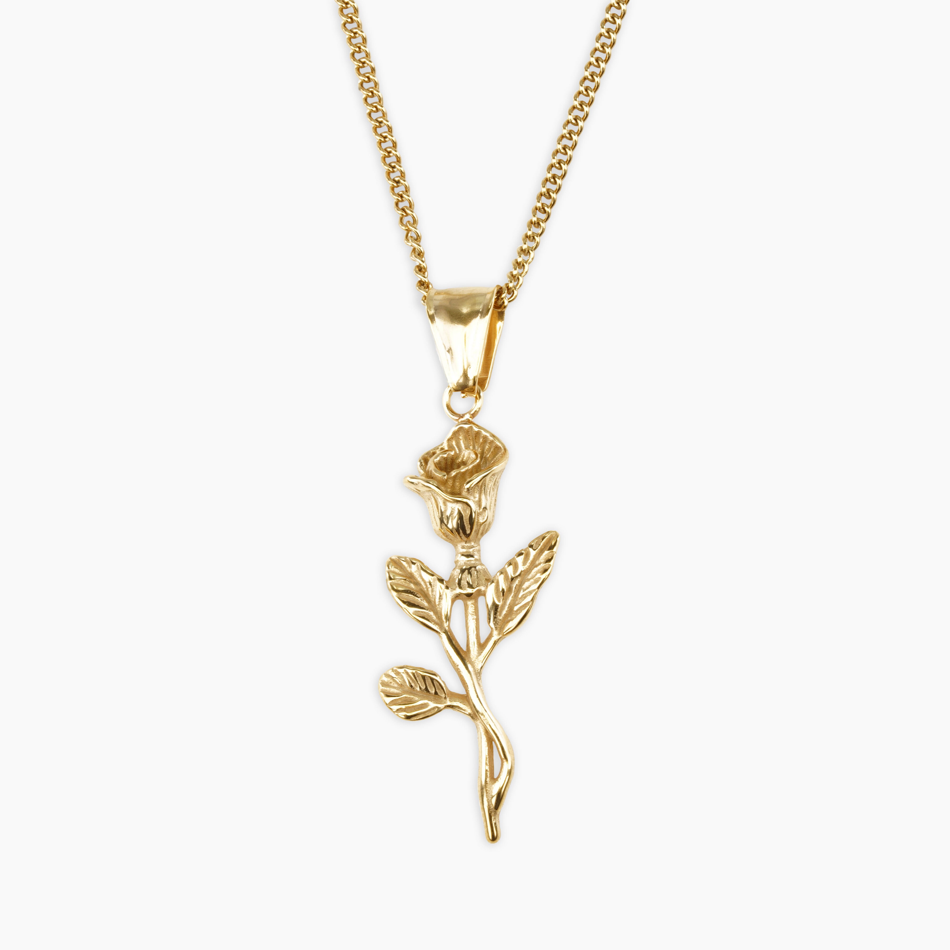 Rose Pendant (Gold)