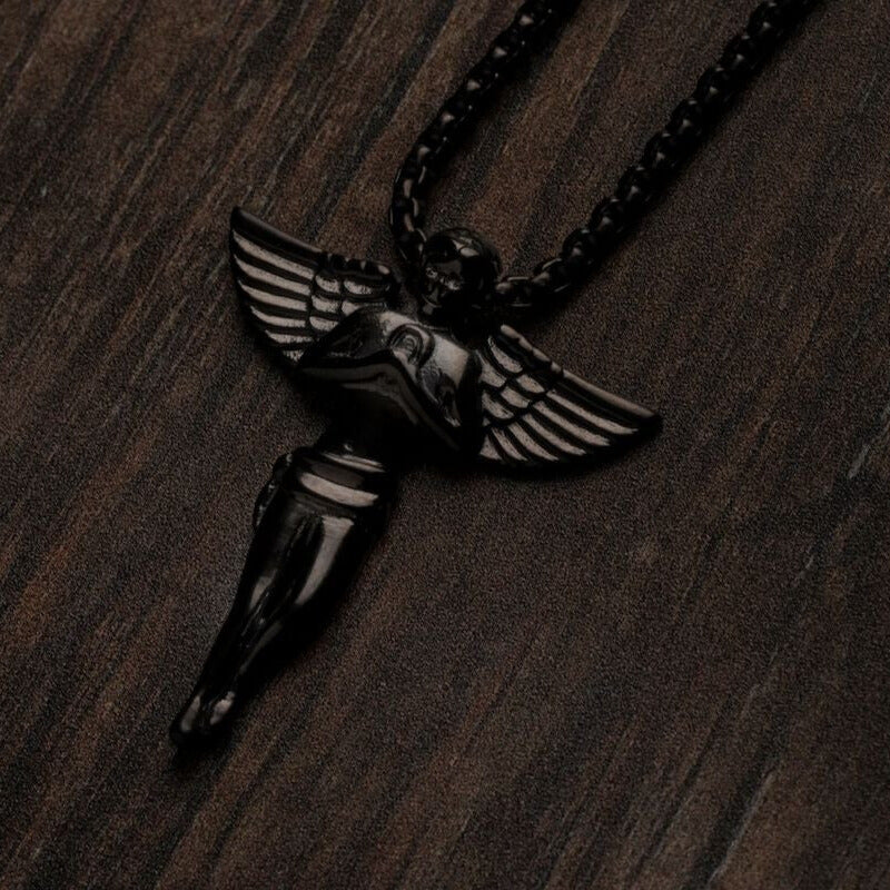 Angel Pendant (Black)