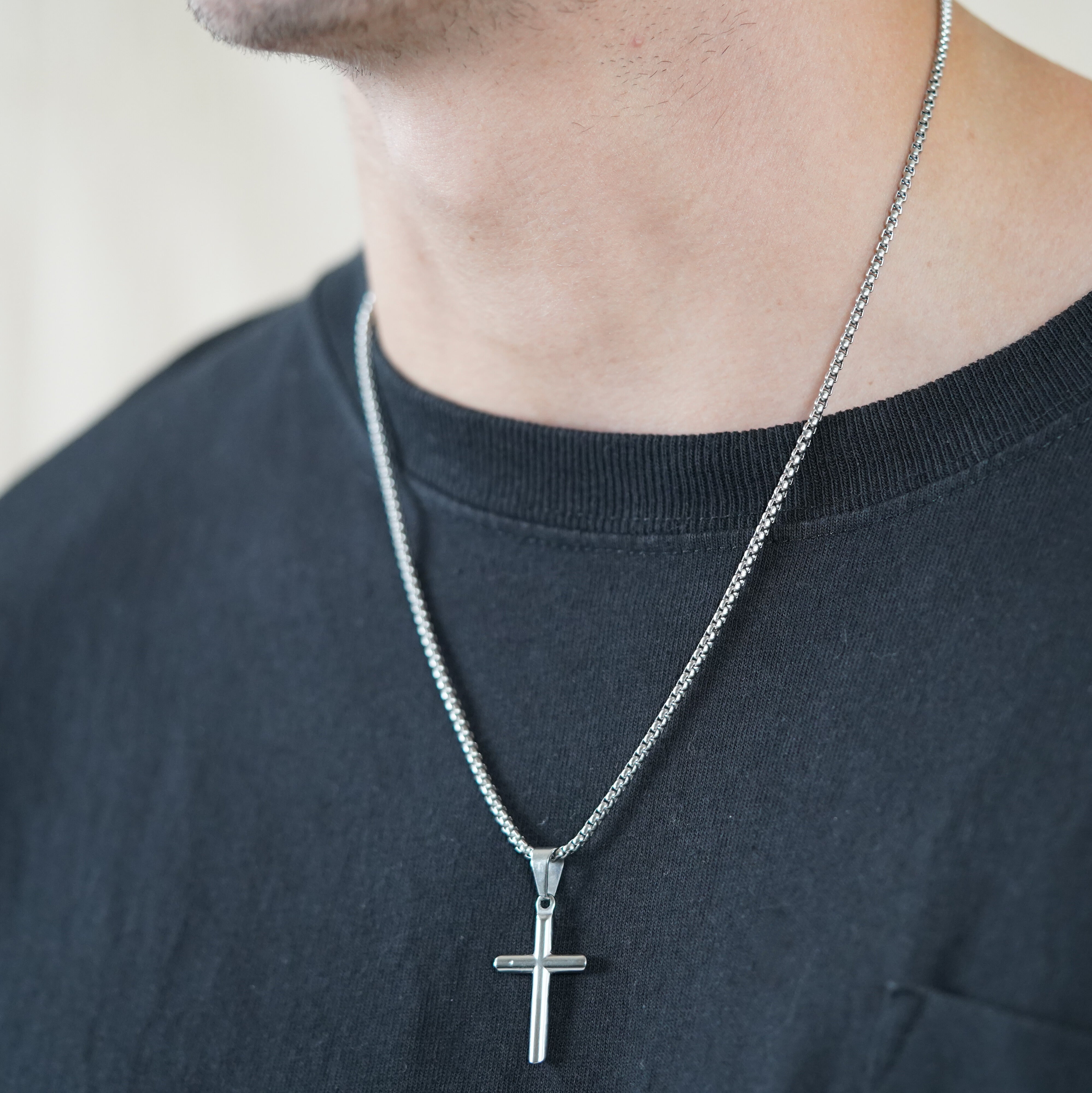 Spherical Cross Pendant (Silver)