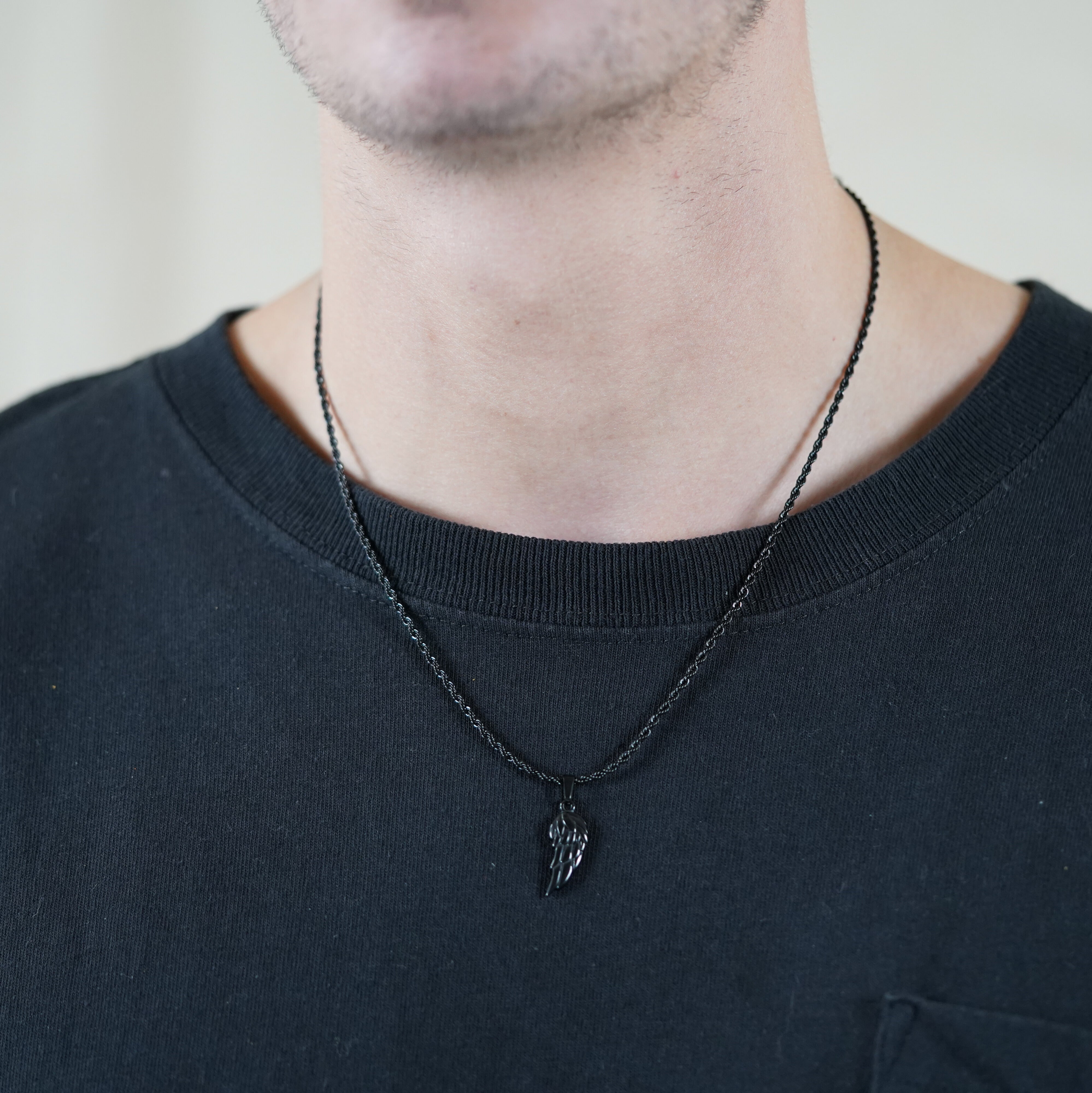 Wing Pendant (Black)