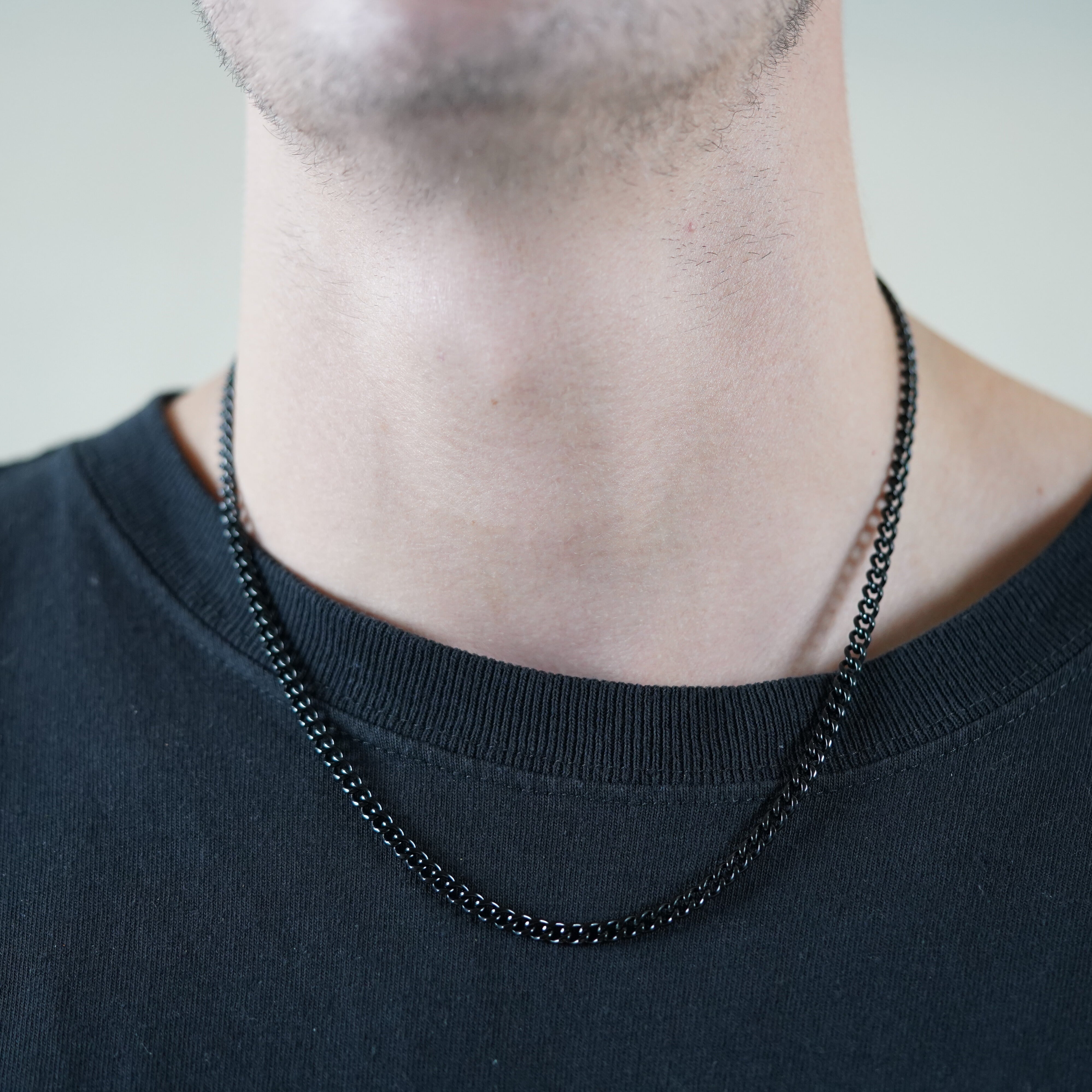 Cuban Chain (Black) 4mm