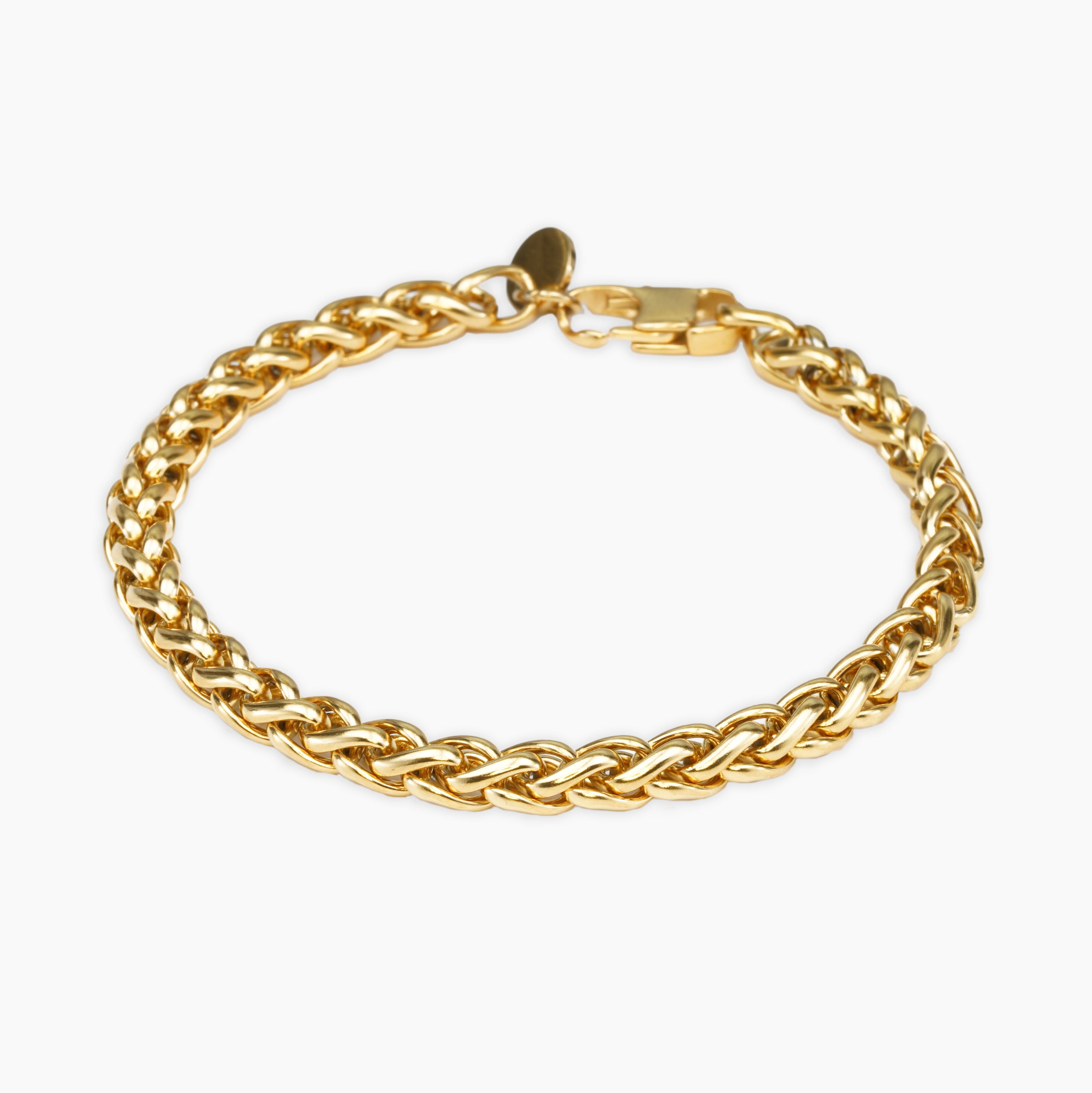 Wheat Bracelet (Gold) 6mm