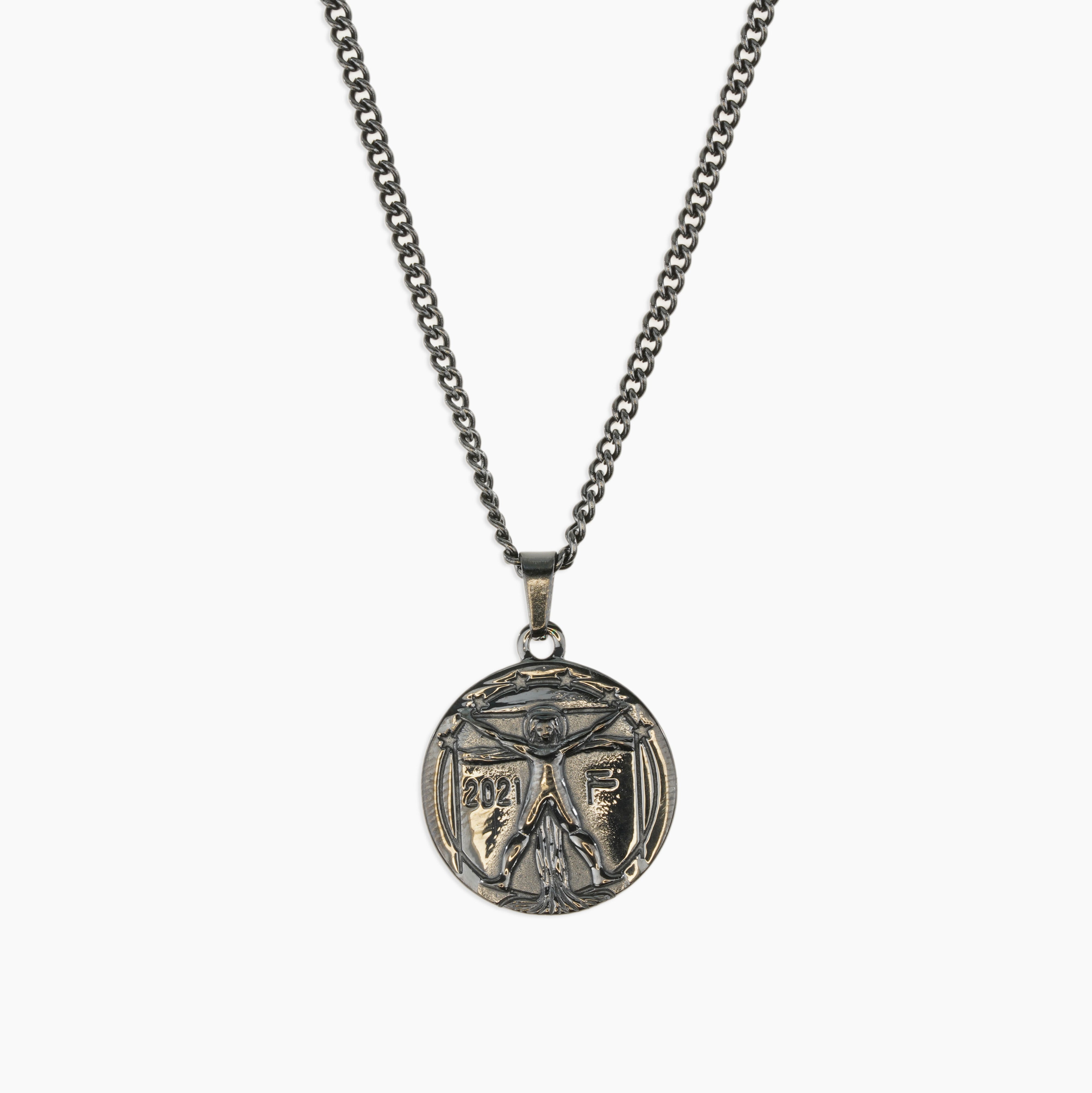 Vitruvian Pendant (Black)