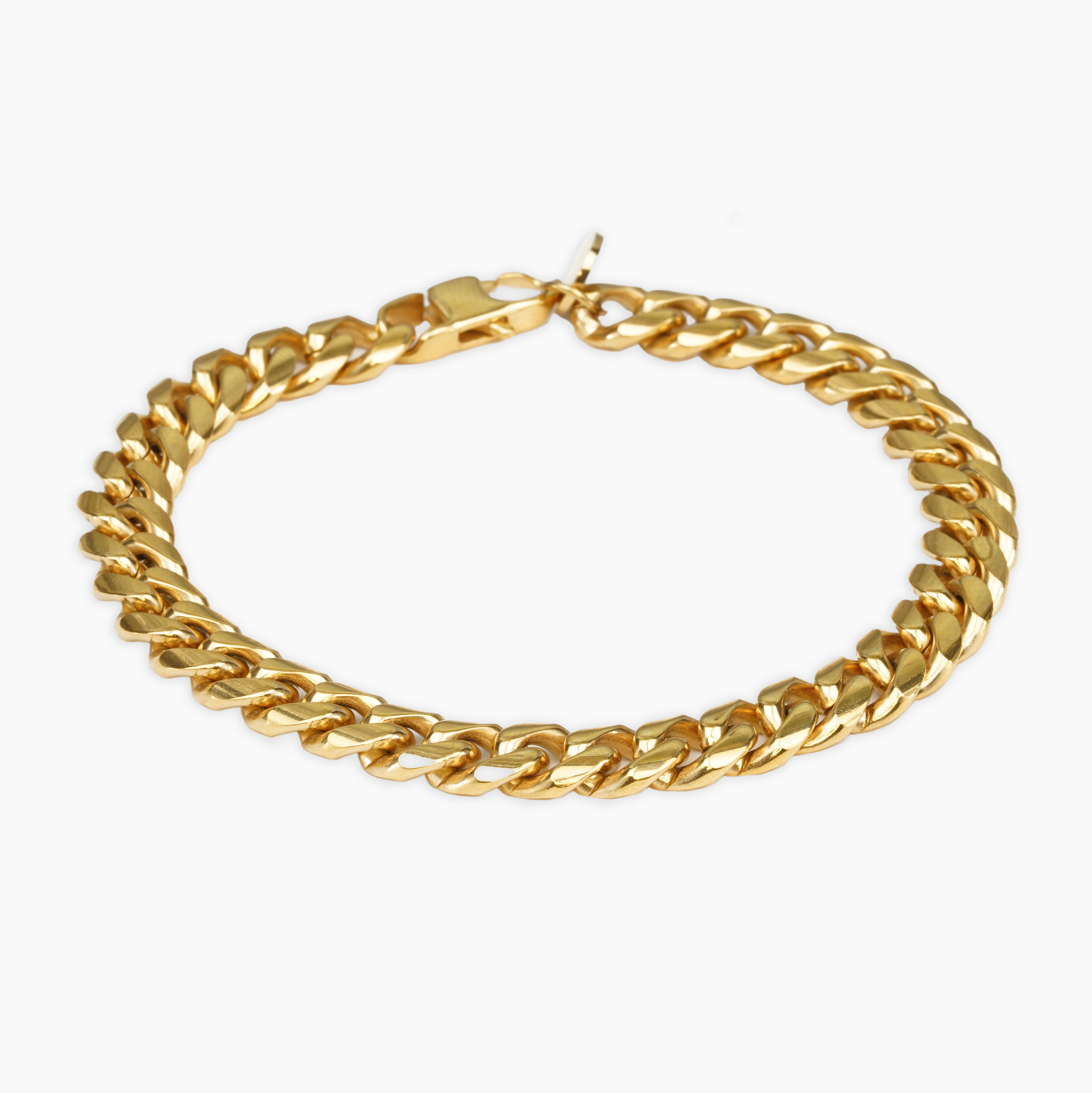 Cuban Bracelet (Gold) 8mm