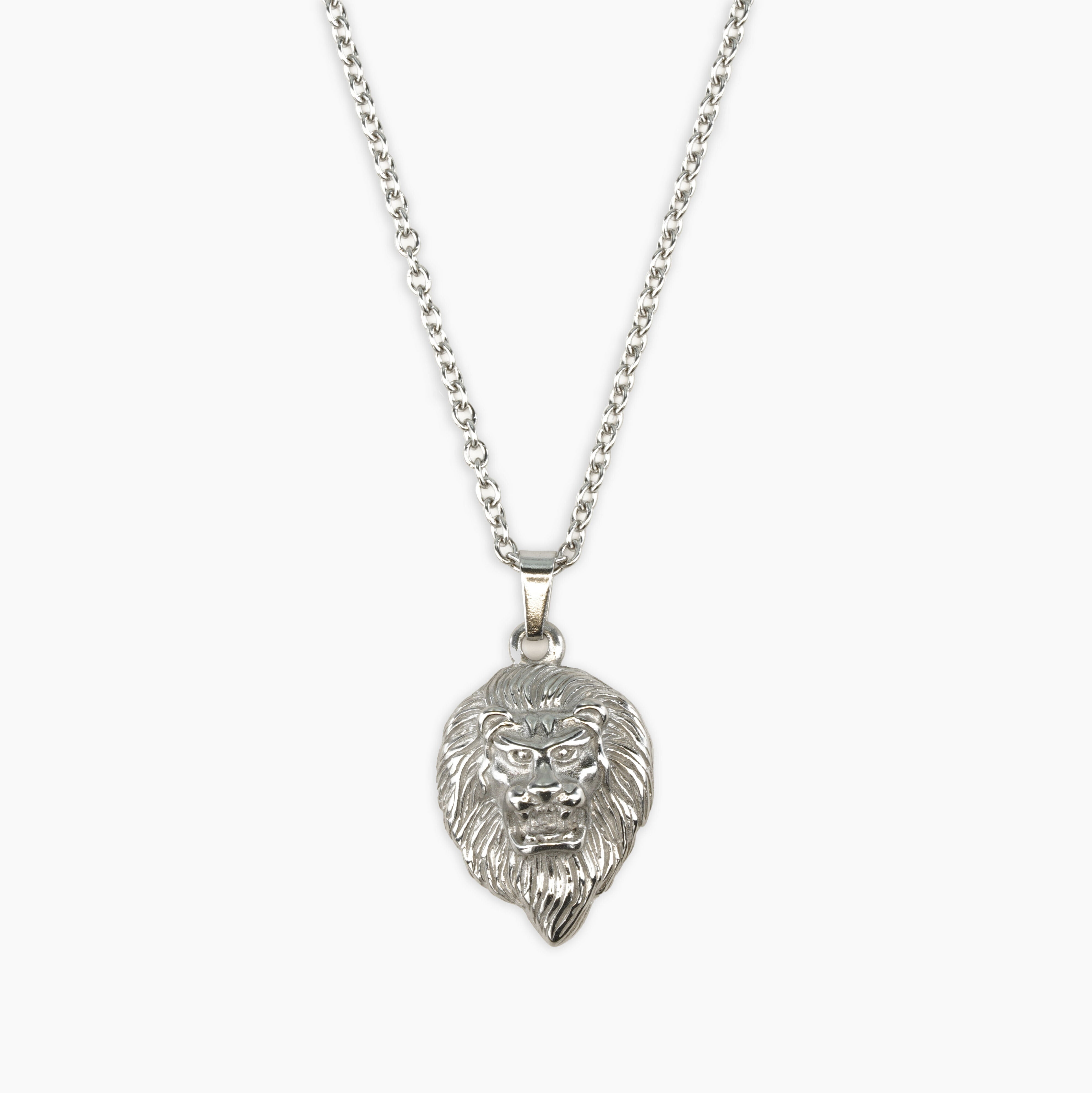 Lion Pendant (Silver)