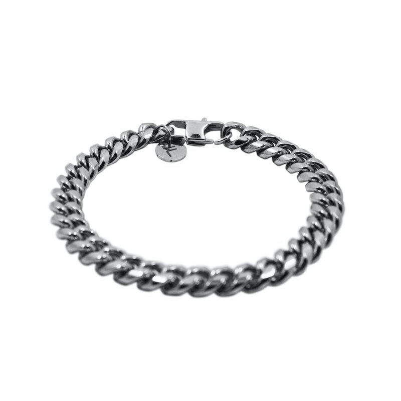 Cuban Bracelet (Silver) 8mm