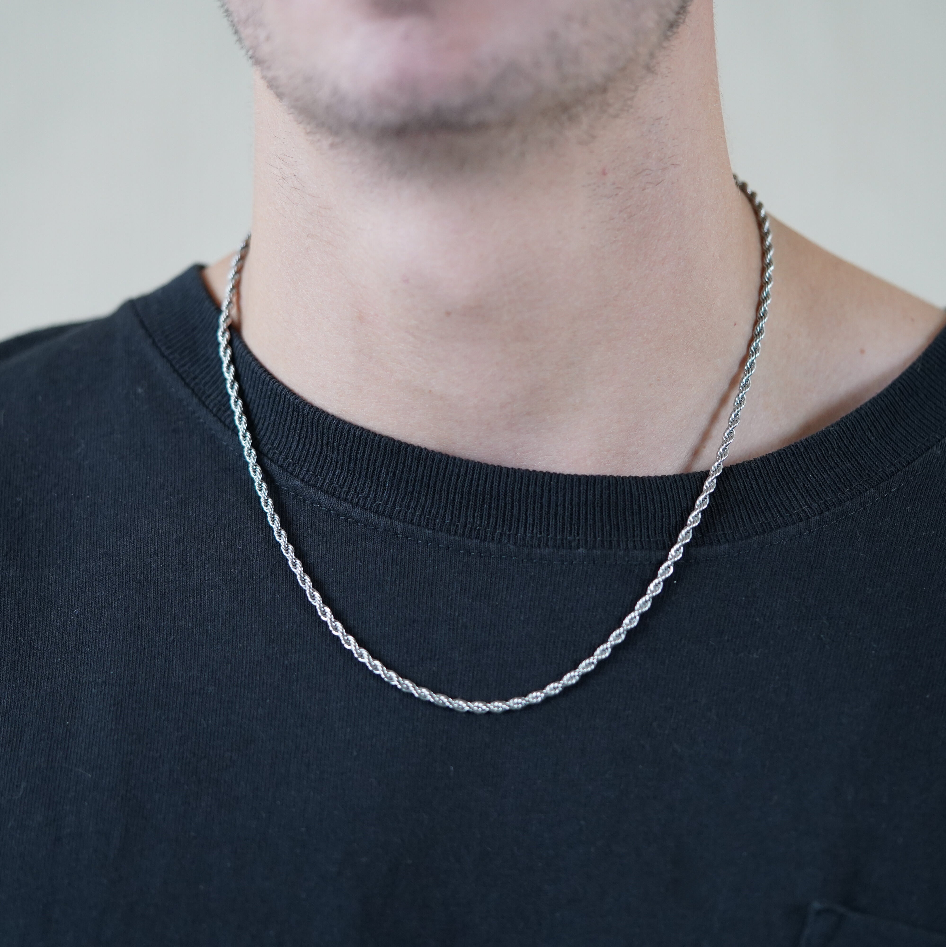 Rope Chain (Silver) 3mm