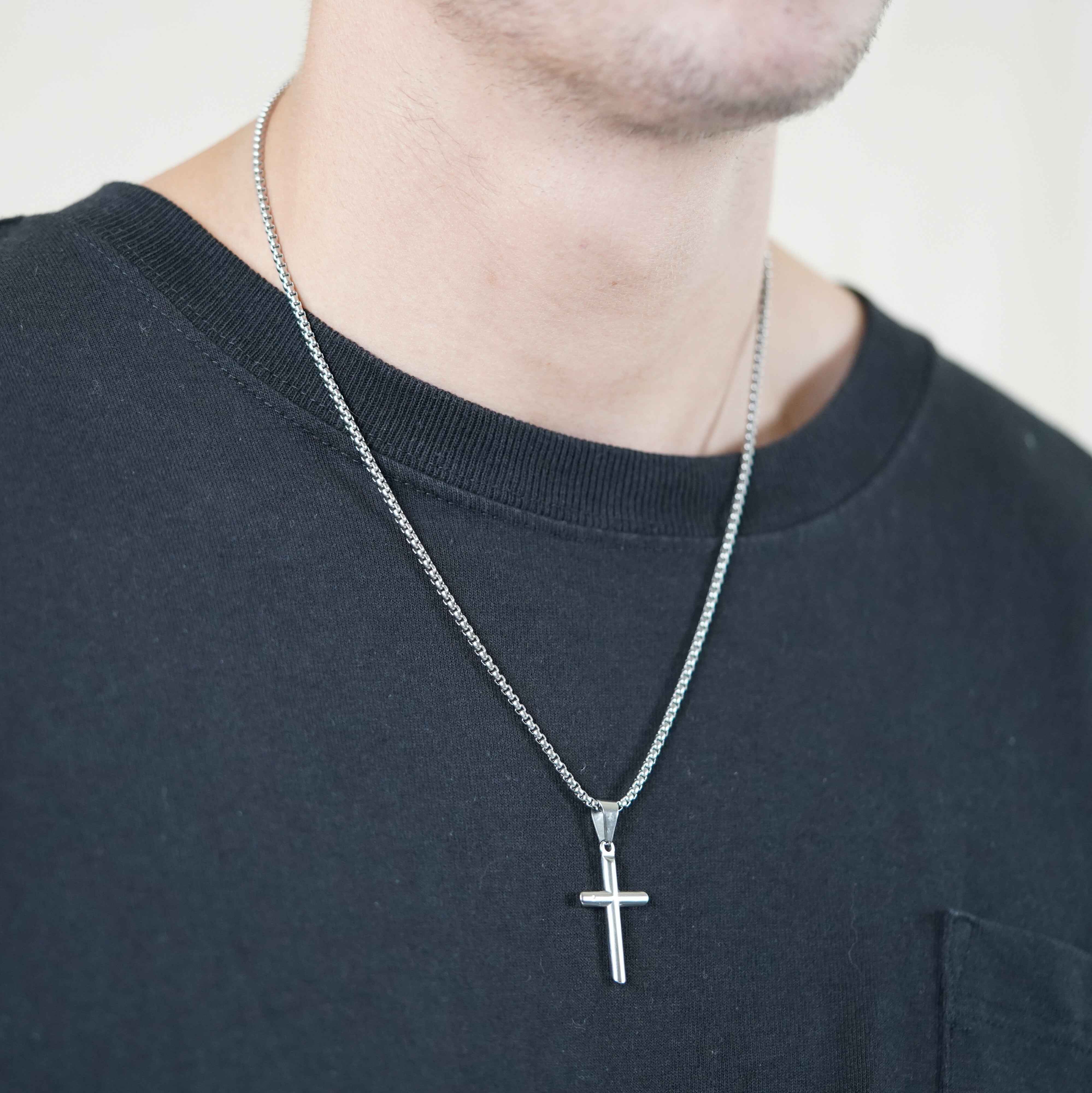 Spherical Cross Pendant (Silver)