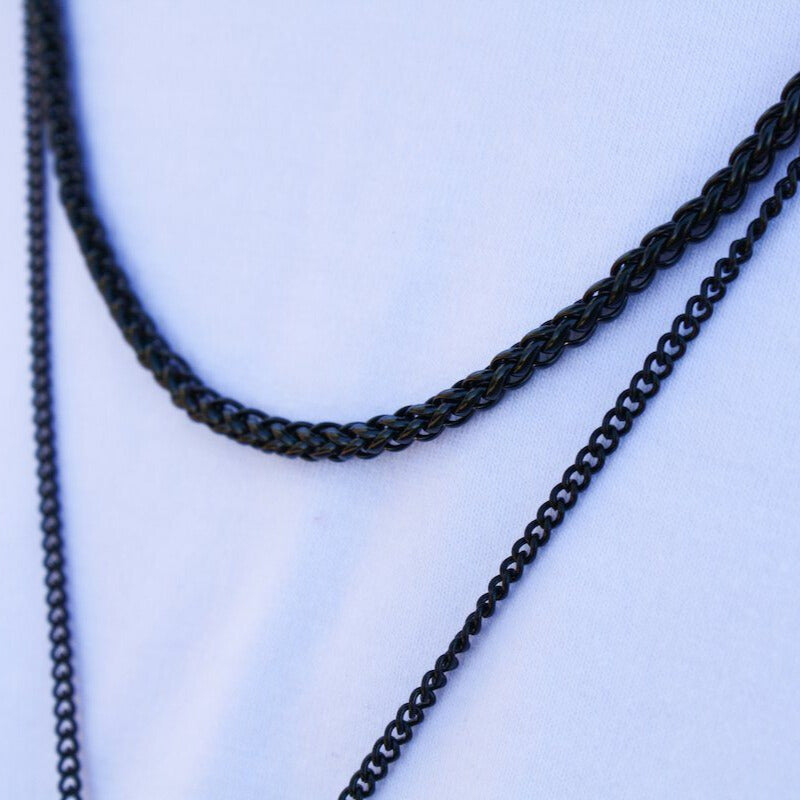 Wheat Chain (Black) 3mm