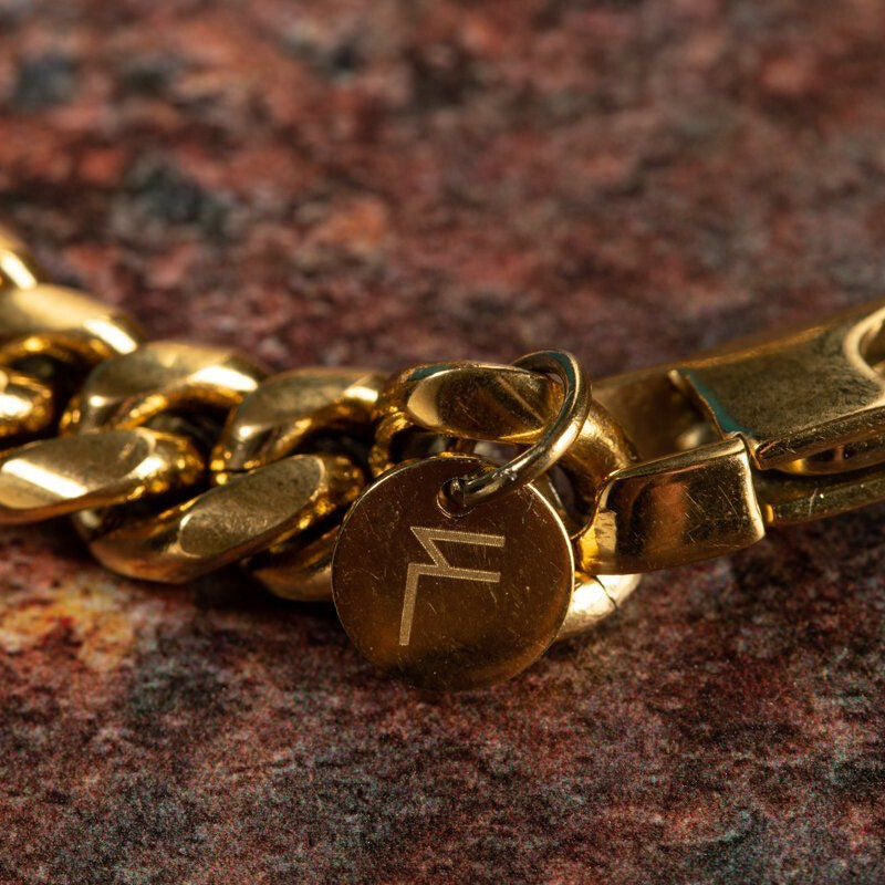 Cuban Bracelet (Gold) 8mm – Aricci London