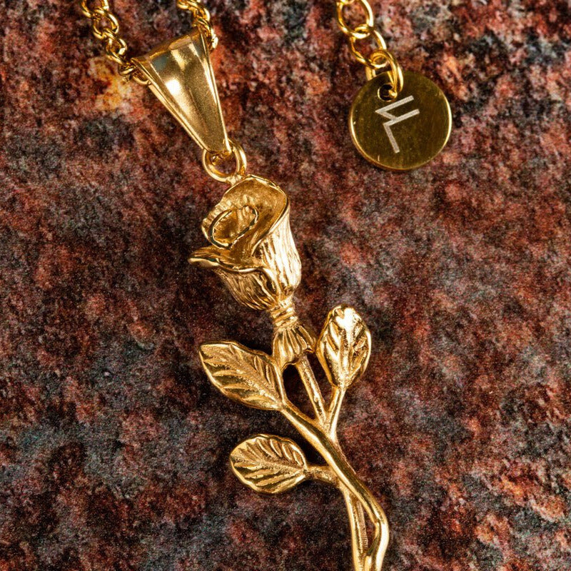 Rose Pendant (Gold)