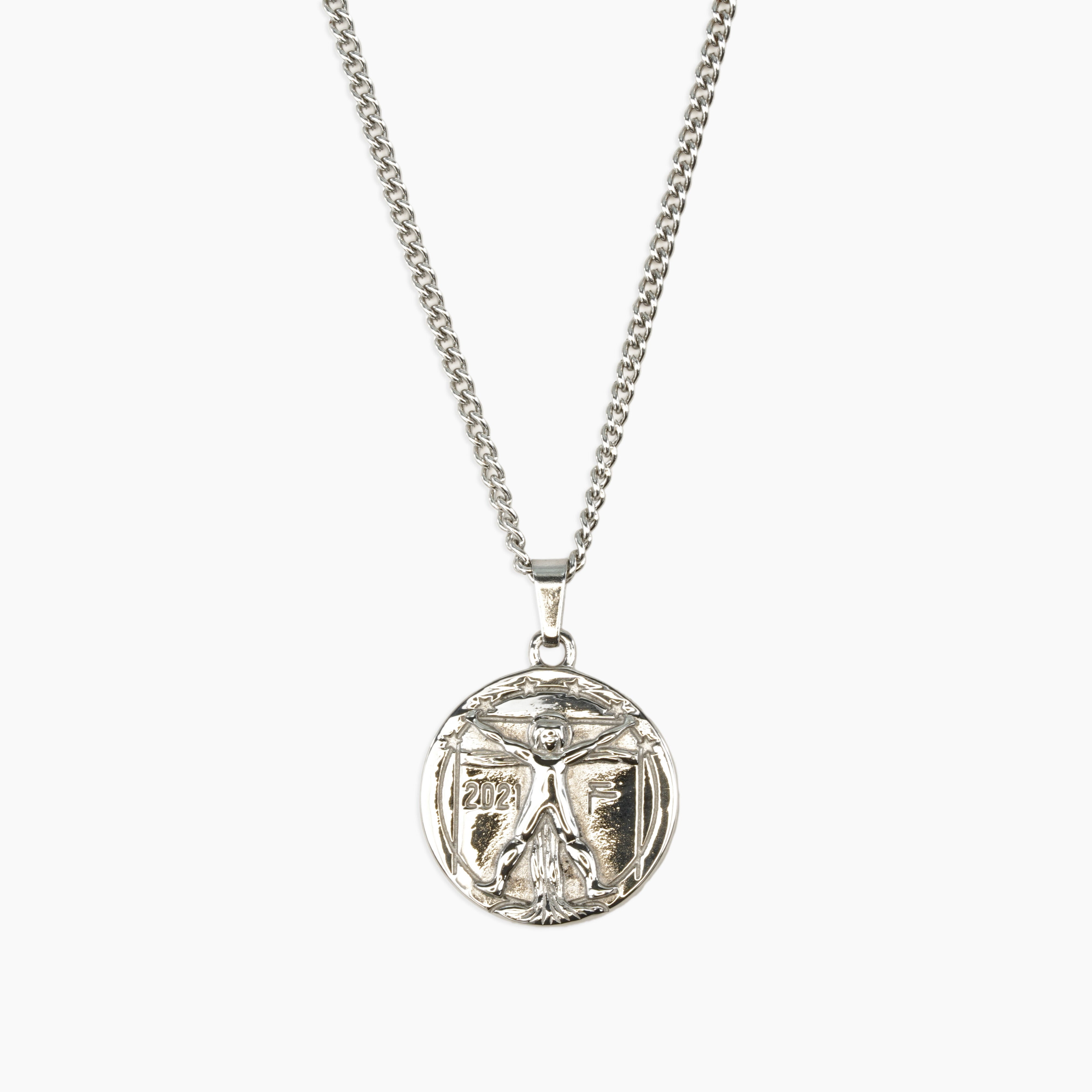 Vitruvian Pendant (Silver)