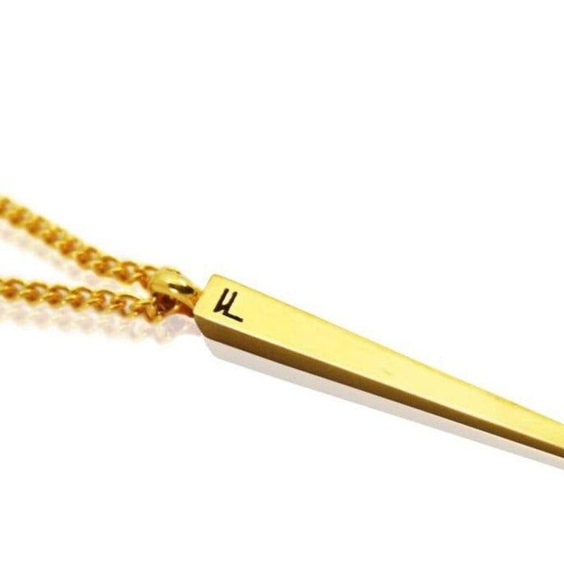 Square Spike Pendant (Gold)
