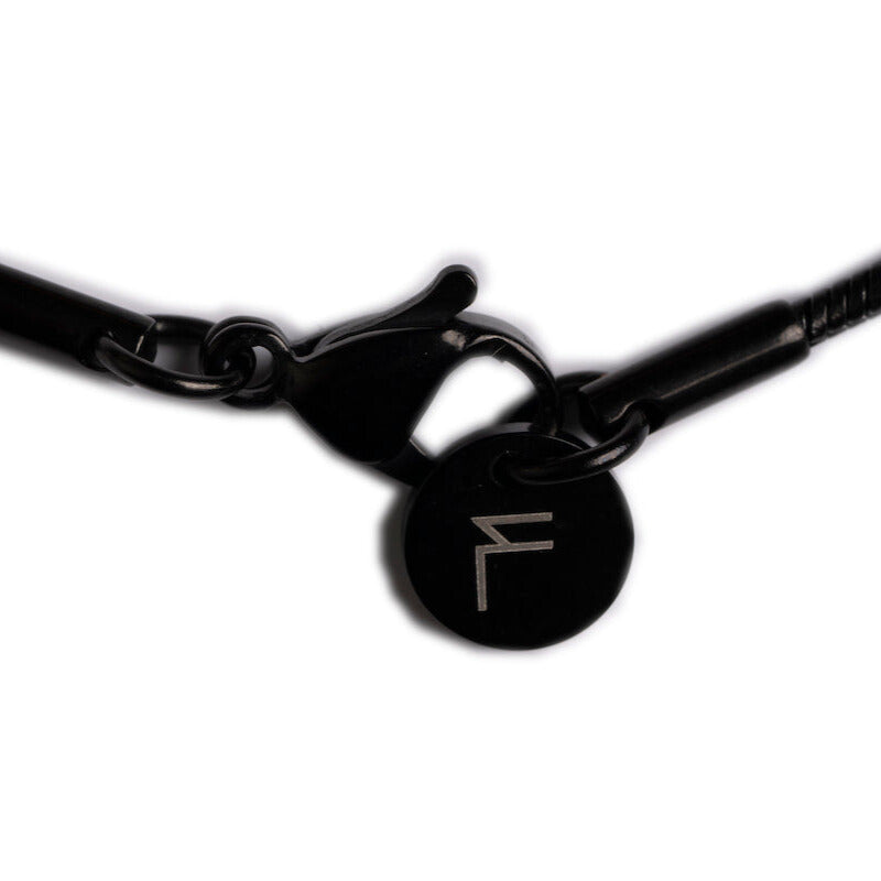 Snake Bracelet (Black) 2mm